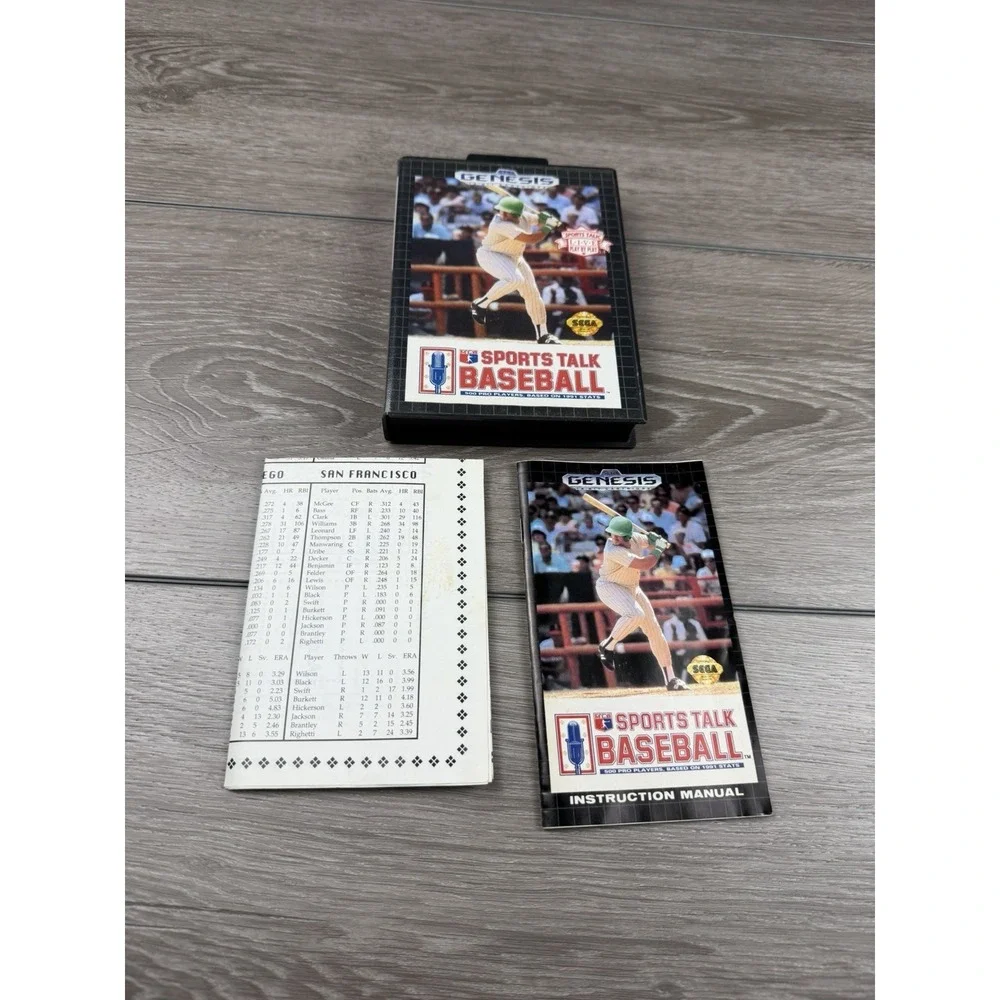 Sports Talk Baseball (Sega Genesis, 1992)